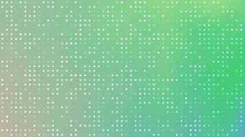 Abstract background, Abstract background with glowing white dots on a gradient green and teal background., royalty free stock. video