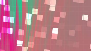 Abstracts Twirl Blink Square, Abstract modern art background with colorful geometric shapes and dynamic lines animation, Stock royalty. video