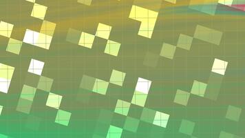 Abstracts Twirl Blink Square, Abstract geometric background with diamond shapes and a grid pattern in vibrant colors, Stock royalty free . video