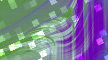 Abstracts Twirl Blink Square, Abstract flowing colorful background with square shapes moving across the screen seamlessly, Stock royalty free . video