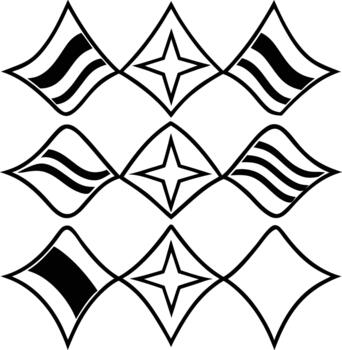 resumen geométrico diamante modelo forma vector