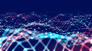 plexo malha linha animação 01 3d animação video