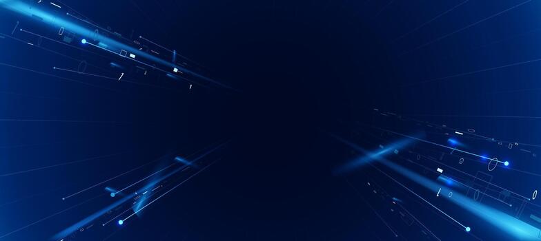 azul movimiento líneas resumen digital red antecedentes con tecnología datos fluir vector