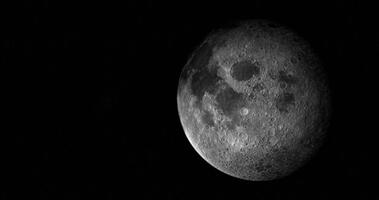 mot sto fruktsamhet i de måne, 3d tolkning. video