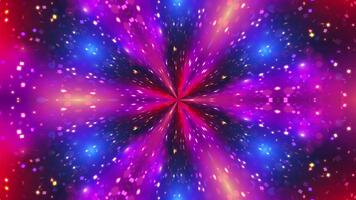 abstrakt animering begrepp av ljus färgrik bakgrund med konfetti, partiklar, färgrik explosion. video