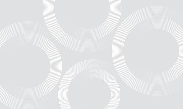 Abstract circles on a light gray background. vector