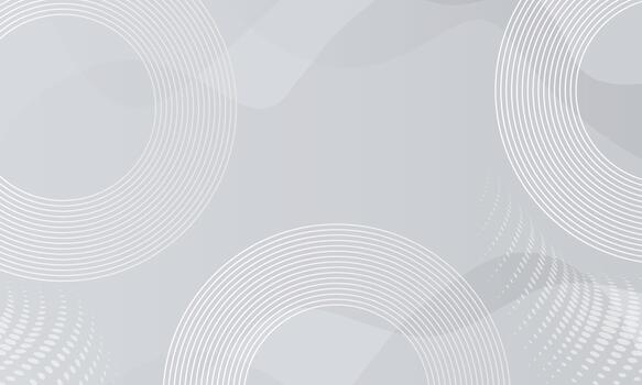 Abstract Circles Pattern in Light Gray Tones. vector