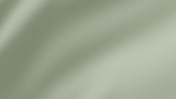 morbido saggio verde tessuto agitando delicatamente nel liscio movimento la creazione di calma elegante minimo sfondo struttura con naturale pieghe, elegante pastello tono rilassante estetico ideale per disegno, , o decorazione video