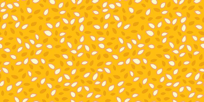 sin costura modelo con resumen hoja formas en calentar naranja, beige, y rosado tonos juguetón moderno diseño para textiles, envase papel, papelería, y decoración vector