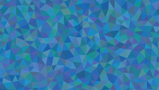 A blue and green abstract background with triangles vector