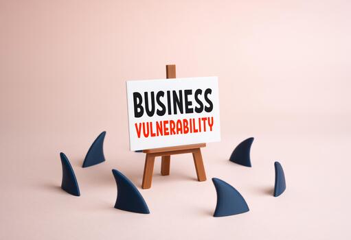 A business vulnerability that can be exploited by competitors or attackers. Risk assessment, cyber threats and strategic weaknesses. Consulting, security planning and corporate audits. photo