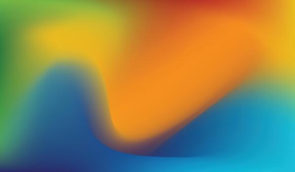 colorful wave gradient and modern abstract background template design vector