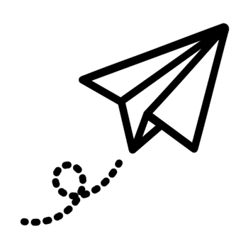 Rocket line icon simple illustration. Rocket flat black sign png