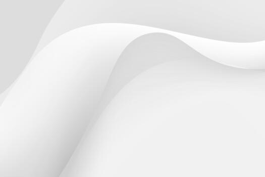 Abstract white gray flowing waves smooth texture background clean modern elegant design vector