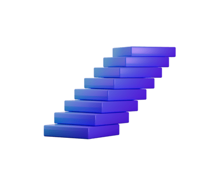 pila di blu rettangolare blocchi, leggermente per creare un' pendente Torre effetto png