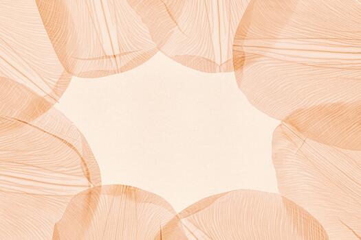 Natural abstract of flower petals, beige transparent leaves with natural texture as natural background or wallpaper. Macro texture, color aesthetic photo with veins of leaf, botanical design.