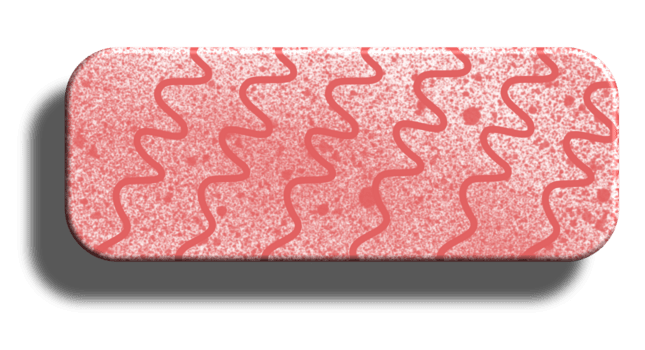 rose rouge ondulé doublé carré forme lisse surface texture png