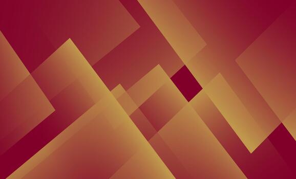 Abstract red and gold background with diagonal lines vector