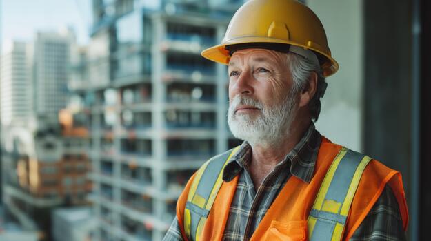 un hombre con un difícil sombrero mirando mediante un ventana foto