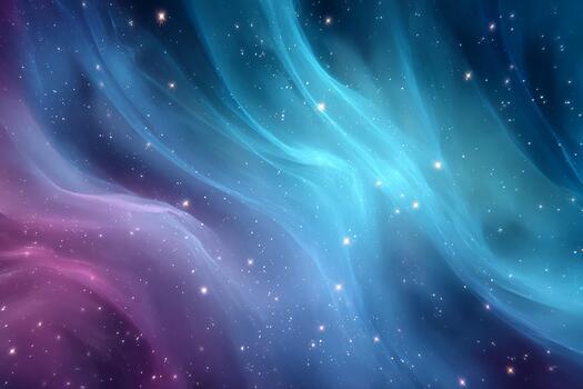 degradado Aurora remolino efecto fondo de pantalla con estrellas creando un vibrante vistoso cósmico resumen escena foto