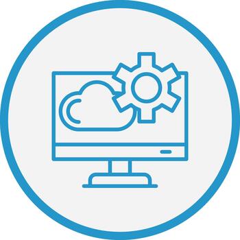 aplicacion programa interfaz agudo línea marca vector