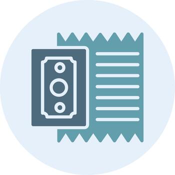Drug Test Coded UI Symbol vector