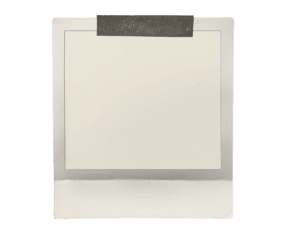 tom omedelbar ram med mörk tejp på de topp för minnen och nostalgisk begrepp isolerat på transparent bakgrund png