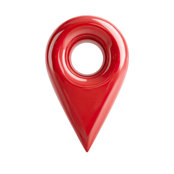 glänzend rot 3d Ort Stift Marker zum Navigation oder Ziel Karten isoliert auf transparent Hintergrund png