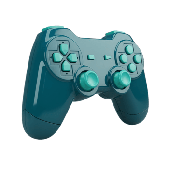 3d framställa av en kricka och grön gaming kontrollant med en transparent bakgrund png