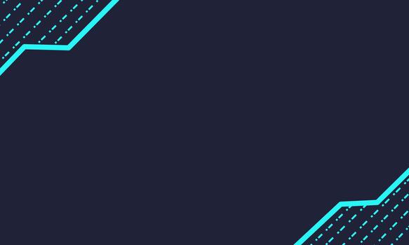 A futuristic abstract background illustration featuring cyan and blue glowing lines framing a dark navy center with open space for design or text, ideal for presentations, websites, and modern graphic vector