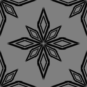 Ethnic fabric pattern Designed from geometric shapes Ethnic Asian style fabric pattern carpet work, vector