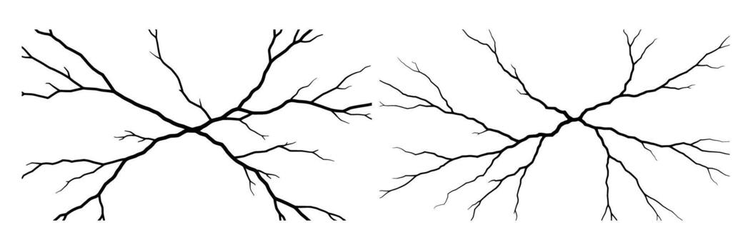 Create impactful visuals with striking lightning bolt silhouettes to add dramatic energy to your designs, use these dynamic elements for powerful storytelling vector