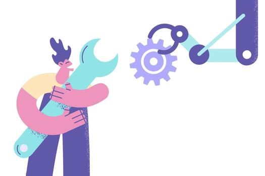 Future technology and artificial intelligence concept vector