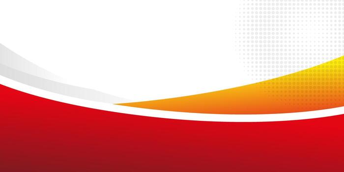 Premium Red and Orange Curved Abstract Background with Smooth Gradient Shapes vector