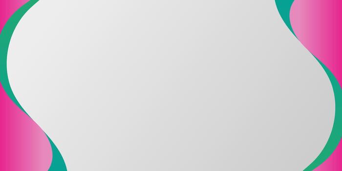 prima turquesa y rosado curvo resumen antecedentes con suave degradado formas vector