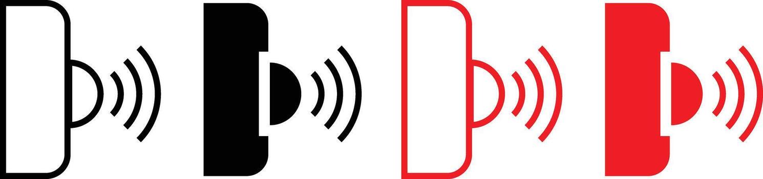 Infrared icon. Remote control and IR signal signs. Infrared sensor symbol. Invisible light and technology signs vector