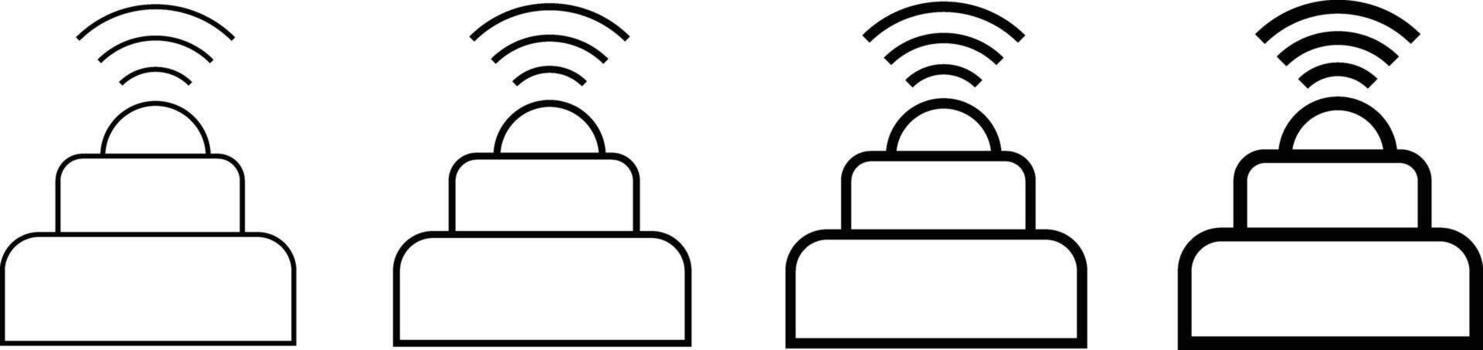 Infrared icon. Remote control and IR signal signs. Infrared sensor symbols. Invisible light and technology signs vector
