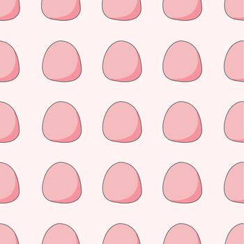 Soft Pastel Peach Minimal Seamless Pattern vector