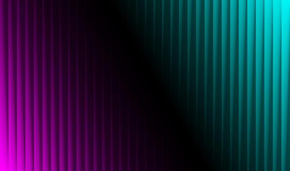 Abstract vertical stripes glowing gradient design magenta and cyan colors vector
