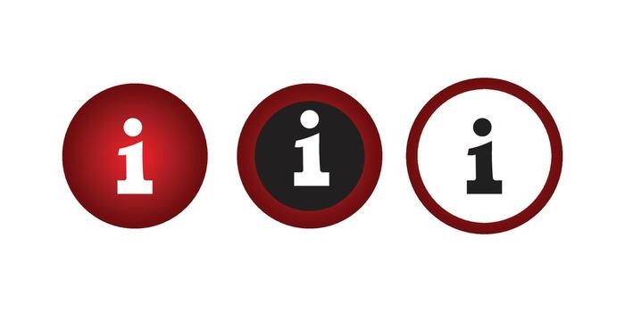 Collection of information icons set illustration isolated on white background, creative design perfect for web, apps, infographics, technology and digital projects vector