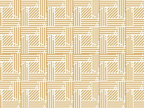 sencillo geométrico sin costura modelo con oro línea textura en blanco antecedentes. ligero moderno sencillo fondo de pantalla, brillante loseta fondo vector