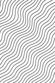 Abstract black and white wavy lines pattern rr vector