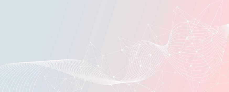 Abstract Network Connection Digital Technology Background vector