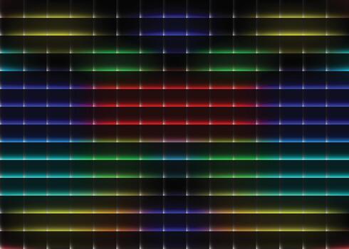 A colorful background with a grid of squares vector