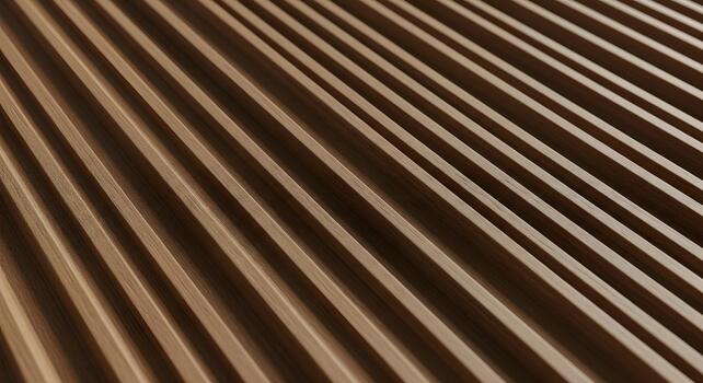 A detailed close-up of a textured wooden surface with repeating parallel lines, creating a sense of depth and rhythm photo
