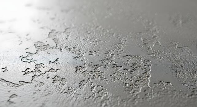 Abstract textured surface with highlights and shadows, a close-up shot of a rough, gray, matte material with subtle shimmering light effects creating a modern backdrop photo