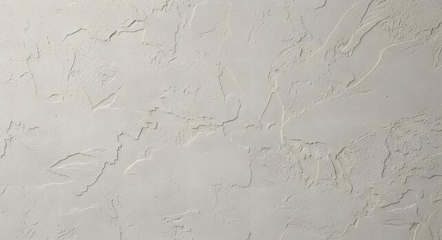 Abstract textured background with light gray and white tones, resembling a rough stucco or plaster surface with subtle shadows and highlights photo