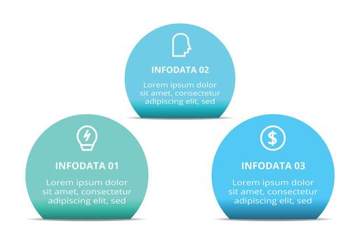 Timeline with 3 elements, infographic template for web vector