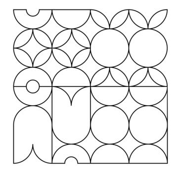 Composition with Abstract Shapes and Lines vector