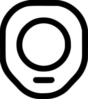 Simple Line Style Smart Home Device Interface Control Icon vector